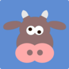 Crazy Cartoon Cow Clip Art